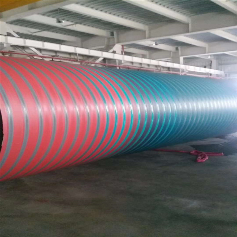 Linea di estrusione di tubi elicoidali a doppia parete in HDPE