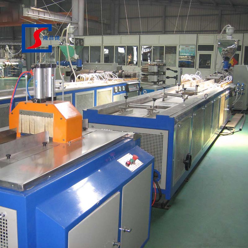 wood plastic profile production line