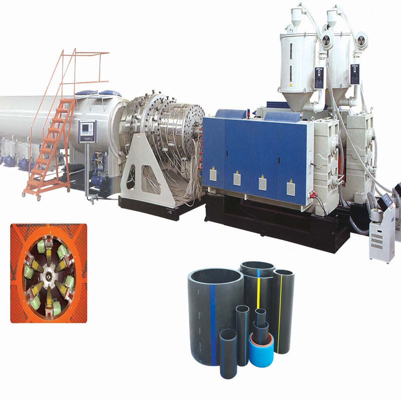 Linea di produzione di tubi in PE di grosso calibro