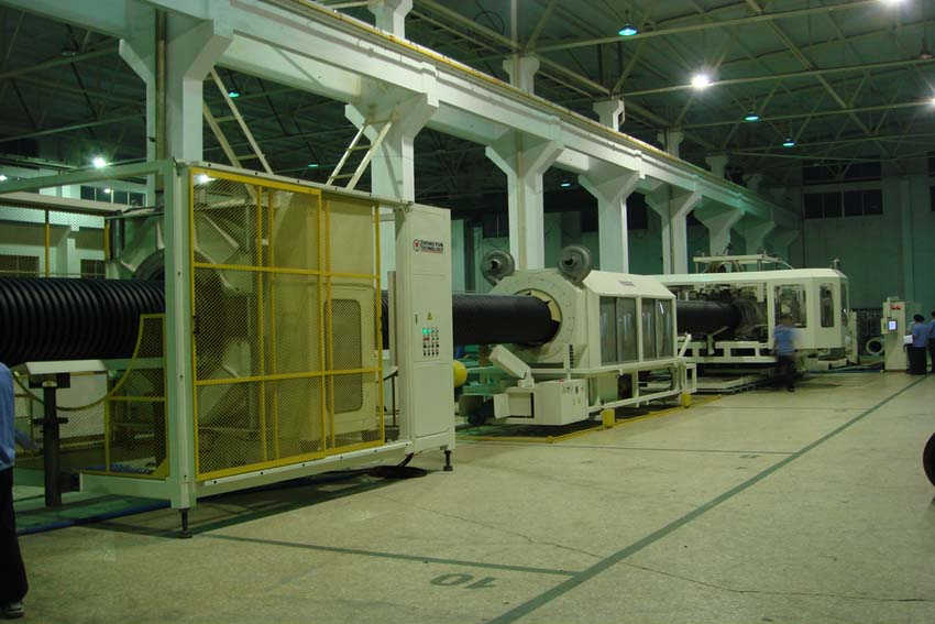 Macchina per tubo ondulata a doppia parete PVC